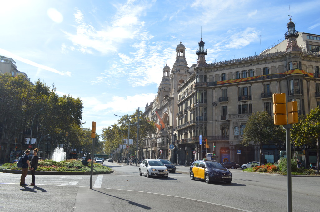 Exploring Barcelona by foot