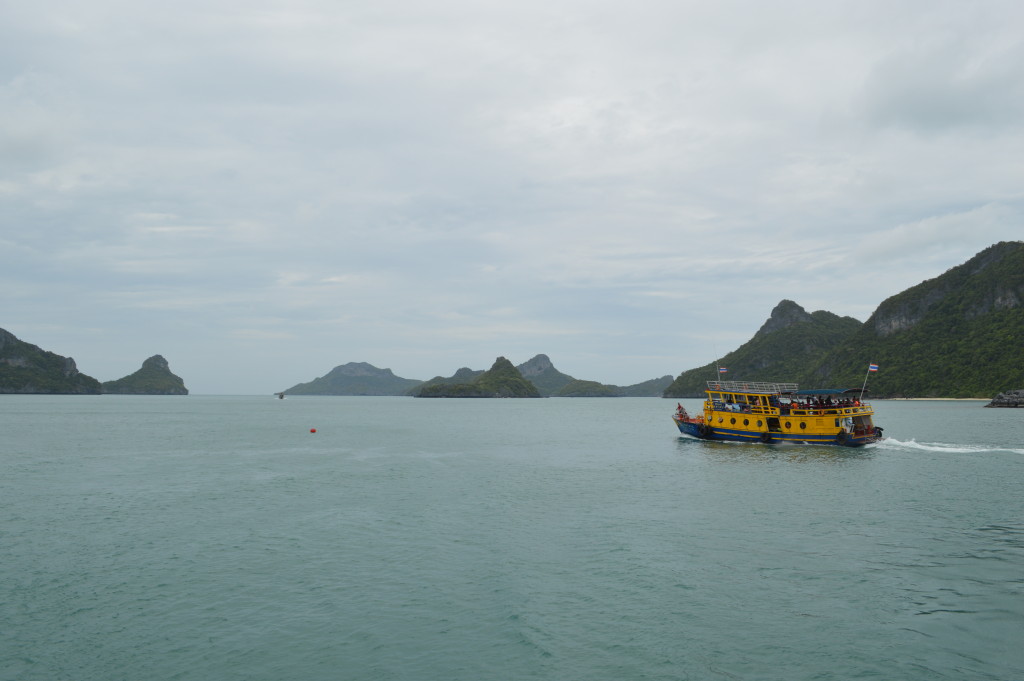 Boat ride to Angthong Marine Park