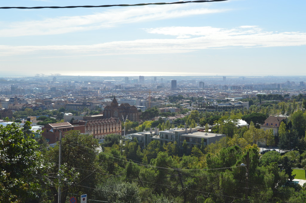 View from the funicular train
