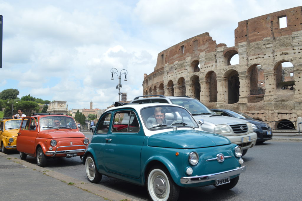 Fiat 500 Tour Colosseum